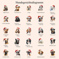 Weihnachts-Hundegesichts-Hoodie, individuell gestalteter Hunde-Mama-Hoodie