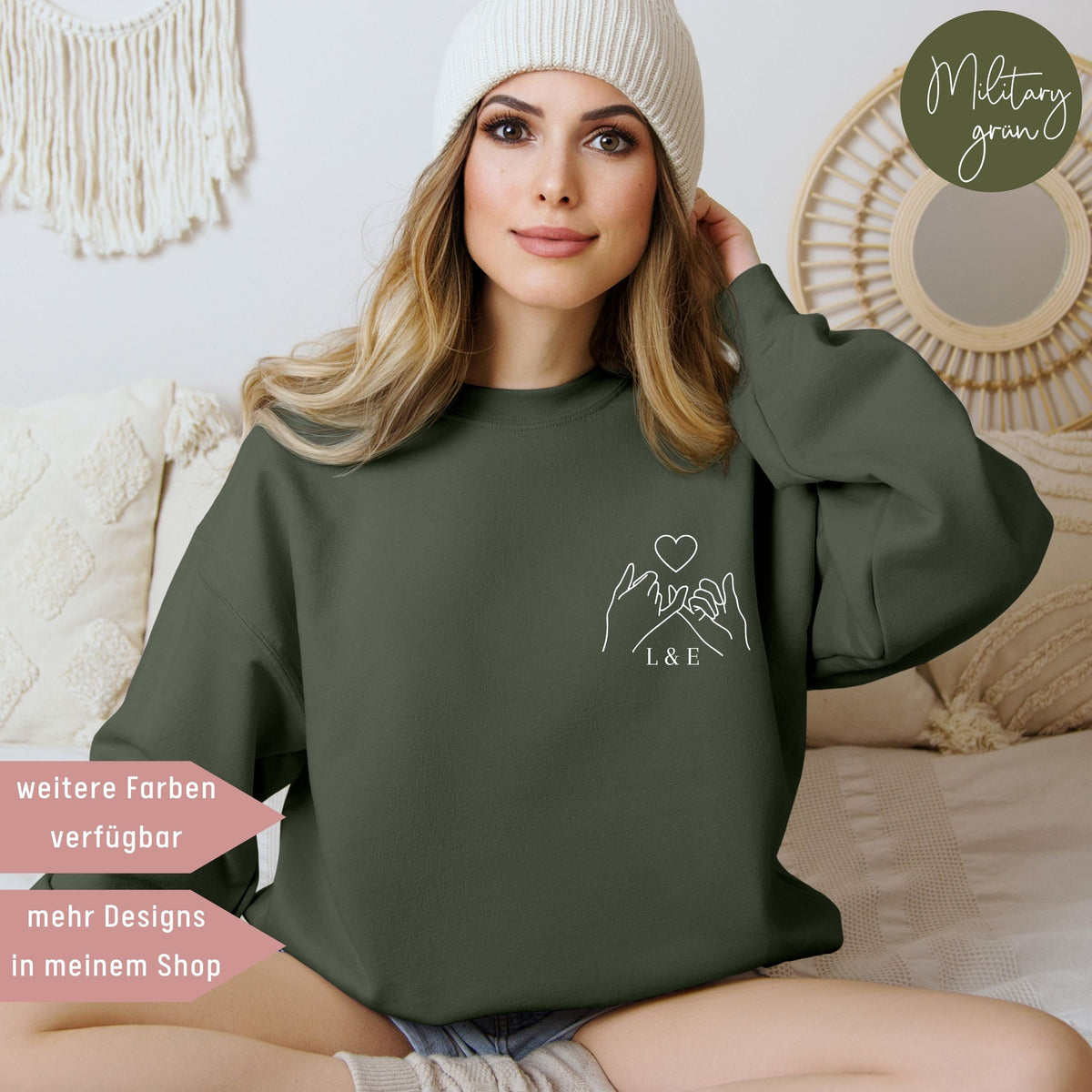 Besties Pullover personalisiertes Geschenk für Freundin Pullover für Schwester Geschenk Frauen Bestie Pullover Geburtstagsgeschenk beste Freundin