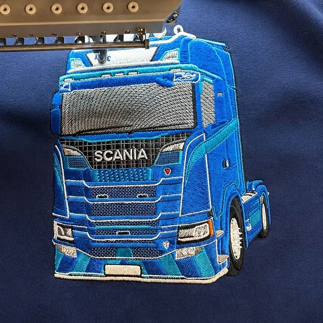 Personalisierte bestickte Truck/Auto-Hoodies – Geschenk für Autoliebhaber