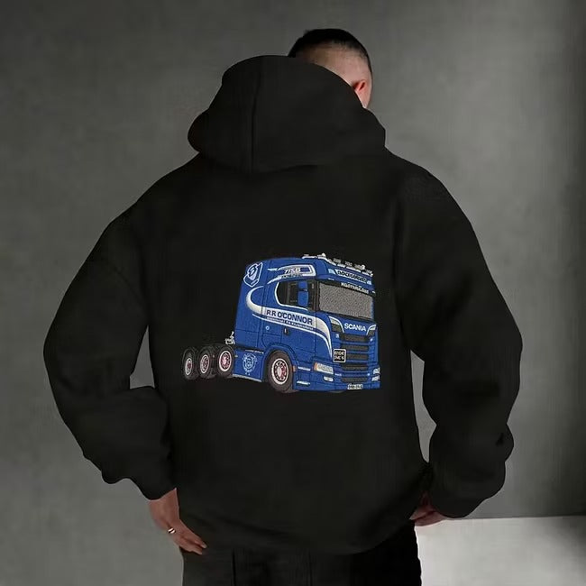 Personalisierte bestickte Truck/Auto-Hoodies – Geschenk für Autoliebhaber