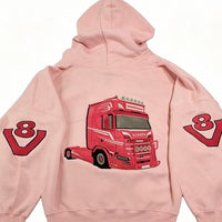 Personalisierte bestickte Truck/Auto-Hoodies – Geschenk für Autoliebhaber