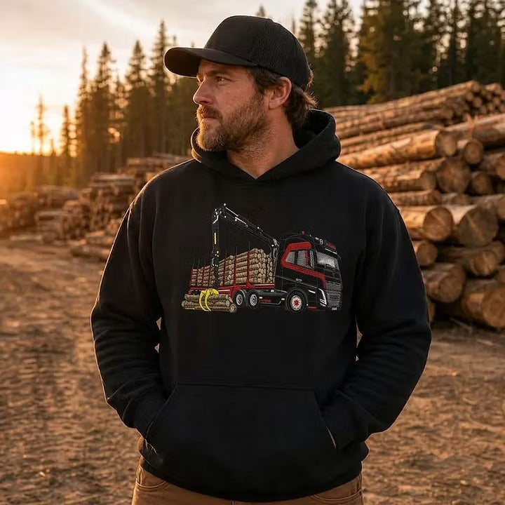 Personalisierte bestickte Truck/Auto-Hoodies – Geschenk für Autoliebhaber