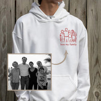 Sweatshirt mit individuellem Druck. Sweatshirt mit individuellem Foto