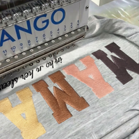 [Stickerei] Individuell besticktes Sweatshirt „Mama trägt ihr Herz auf dem Ärmel“, Muttertagsgeschenk