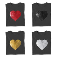 Sweat-shirt à paillettes photo personnalisé