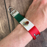 Drapeau mexicain – Porte-clés personnalisé en nylon – Porte-clés personnalisé