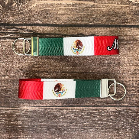 Drapeau mexicain – Porte-clés personnalisé en nylon – Porte-clés personnalisé
