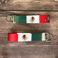Drapeau mexicain – Porte-clés personnalisé en nylon – Porte-clés personnalisé