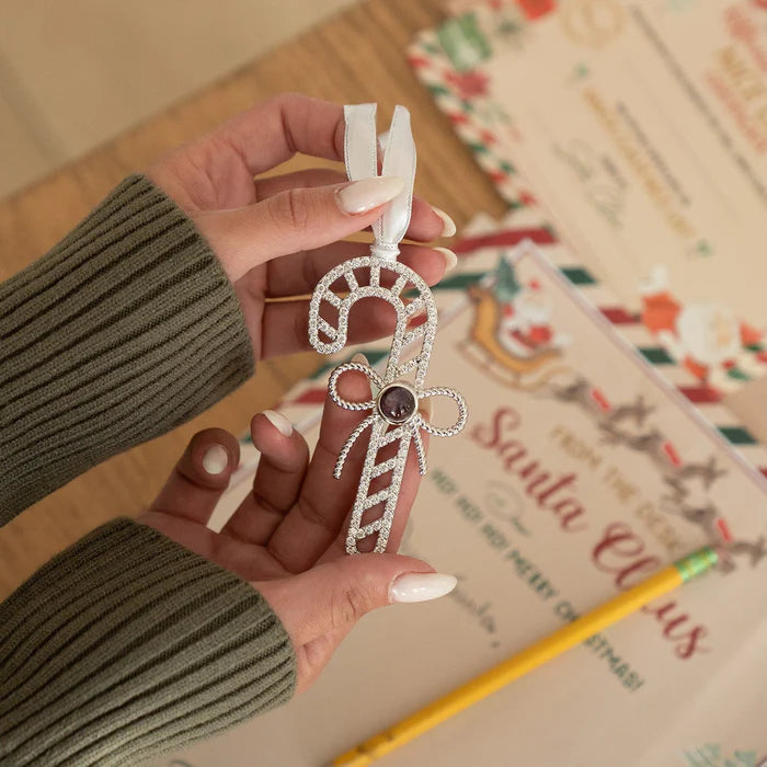 Personalisiertes rosa Schneeflocken-Foto-Ornament Weihnachtsgeschenke