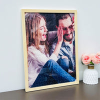 Puzzle photo personnalisé avec cadre, cadeau puzzle pour homme 