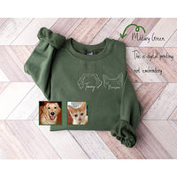 Benutzerdefiniertes Hunde-Katzenohren-Hoodie-Sweatshirt, Hundeliebhaber-Hoodie