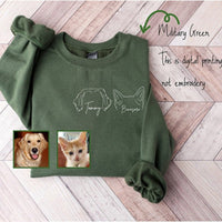 Geschenke für Haustierliebhaber, individuelles Kapuzenpullover mit Hunde- und Katzenohren