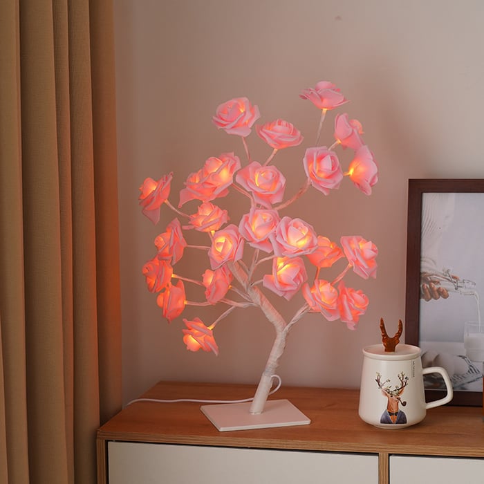 💕Für immer Rosenbaumlampe