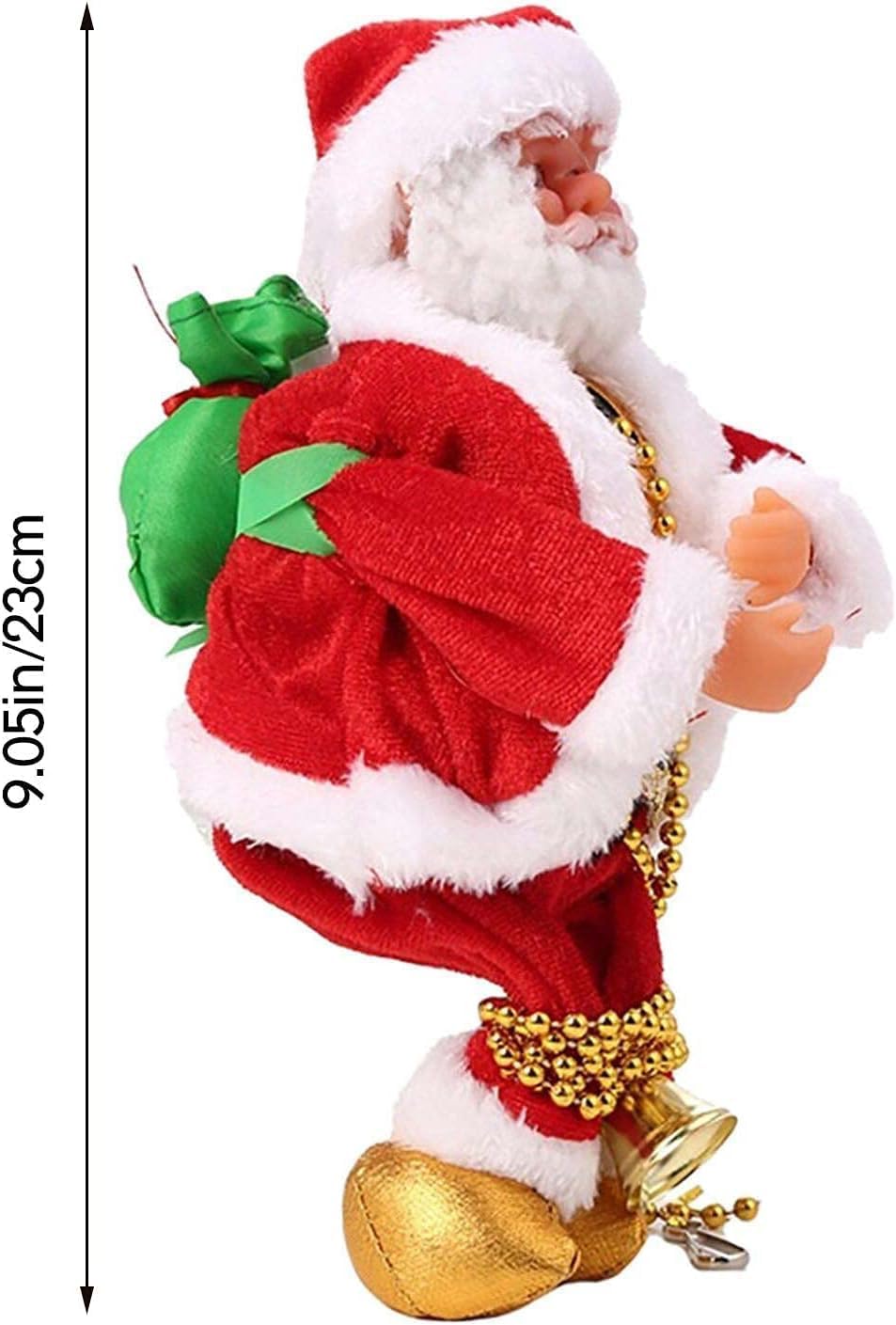 Échelle d'escalade du Père Noël, décoration amusante en corde électrique du Père Noël, sur une poupée, décoration d'arbre de Noël, ornements à suspendre pour fête, porte d'entrée
