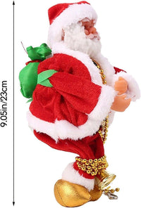 Échelle d'escalade du Père Noël, décoration amusante en corde électrique du Père Noël, sur une poupée, décoration d'arbre de Noël, ornements à suspendre pour fête, porte d'entrée