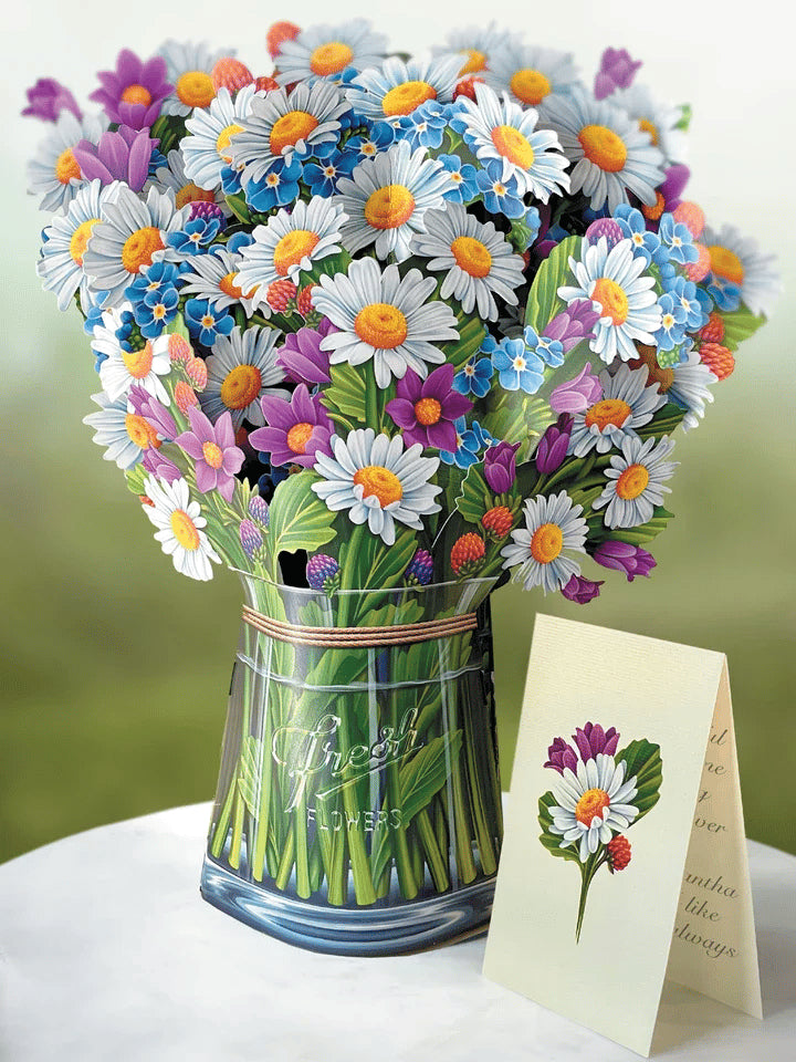 🎁Muttertagsgeschenk💐Pop-Up-Blumenstrauß-Grußkarte💐Geschenk für Mama