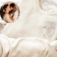 Cadeaus voor Liefde Aangepaste Geborduurde Sweatshirt Hoodie 
