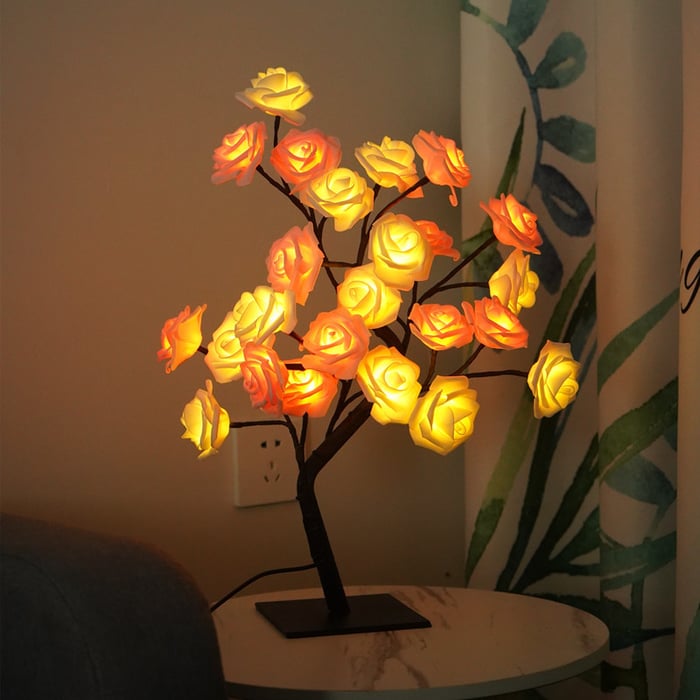 💕Für immer Rosenbaumlampe