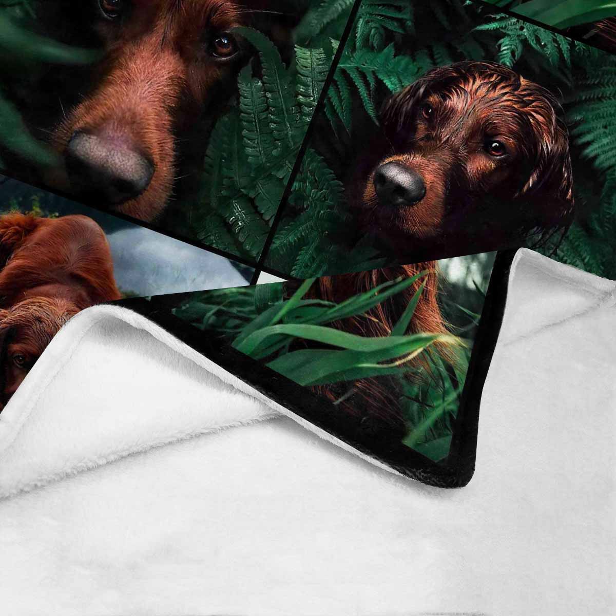 Couverture personnalisée avec portrait de chien, couverture photo personnalisée, puzzle photo personnalisé, couverture micro polaire ultra douce