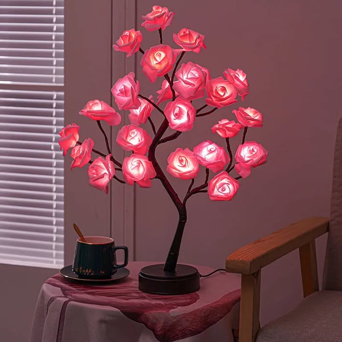 💕Für immer Rosenbaumlampe