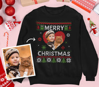 Personalisiertes Weihnachts-Spaß-Pullover-Sweatshirt für Haustierliebhaber