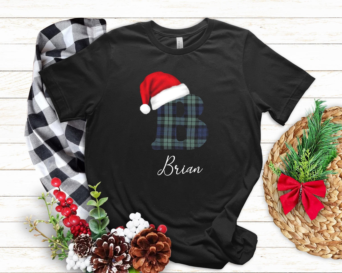 Monogrammiertes Familien-Weihnachtsshirt, individuelles Weihnachtsshirt, Weihnachtsgeschenk