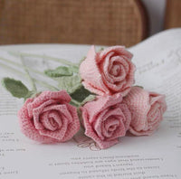 Häkelblumen|Handgemachte Blume|Gehäkelter Blumenstrauß|Geschenk für Sie|Gehäkelt|Geschenk für Freundin