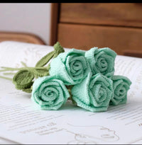Häkelblumen|Handgemachte Blume|Gehäkelter Blumenstrauß|Geschenk für Sie|Gehäkelt|Geschenk für Freundin