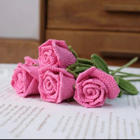 Häkelblumen|Handgemachte Blume|Gehäkelter Blumenstrauß|Geschenk für Sie|Gehäkelt|Geschenk für Freundin