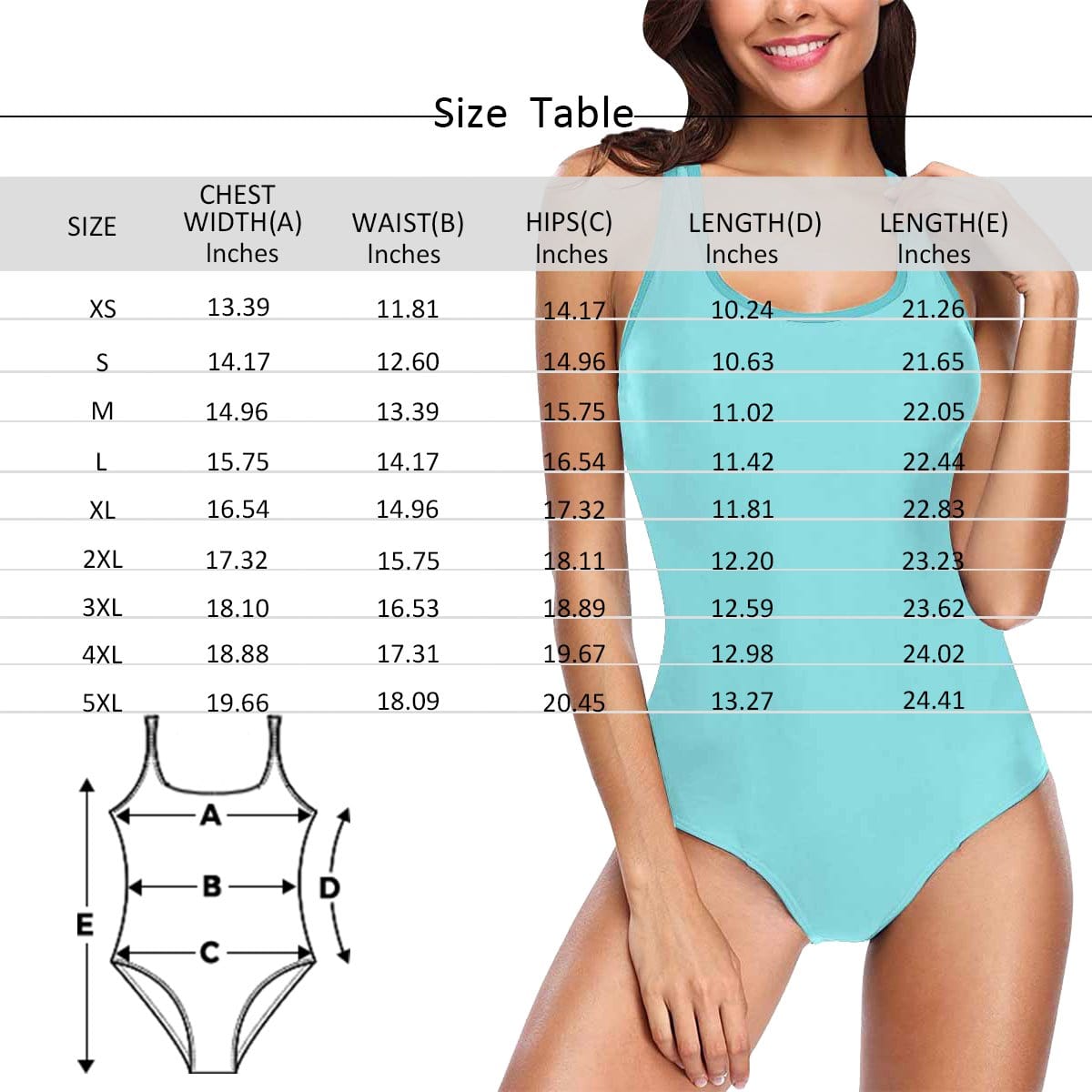Maillot de bain une pièce personnalisé avec photo et fermeture éclair pour femme, cadeau idéal